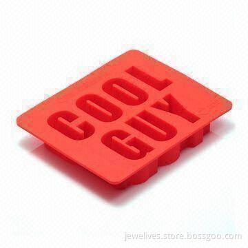 Letter-shaped Ice Cube Tray, Made of Food-grade Silicone Material